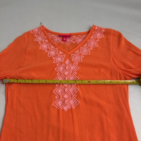 Lilly Pulitzer for Target orange Camelia tunic M - Picture 6 of 8